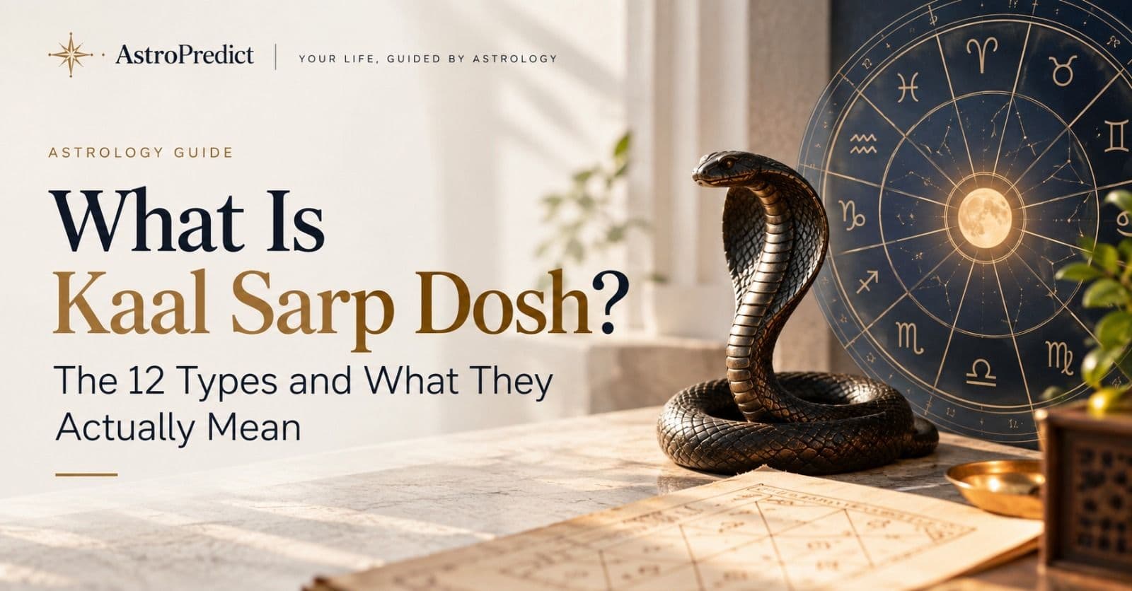What Is Kaal Sarp Dosh? The 12 Types and What They Actually Mean